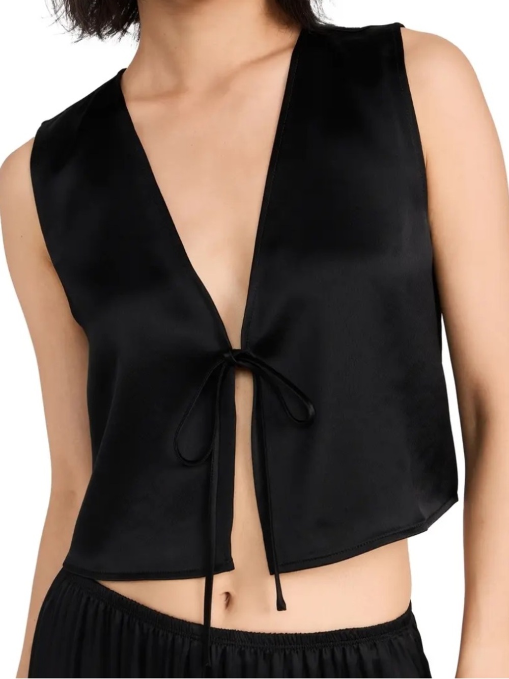 Leset Barb Tie Camisole Top